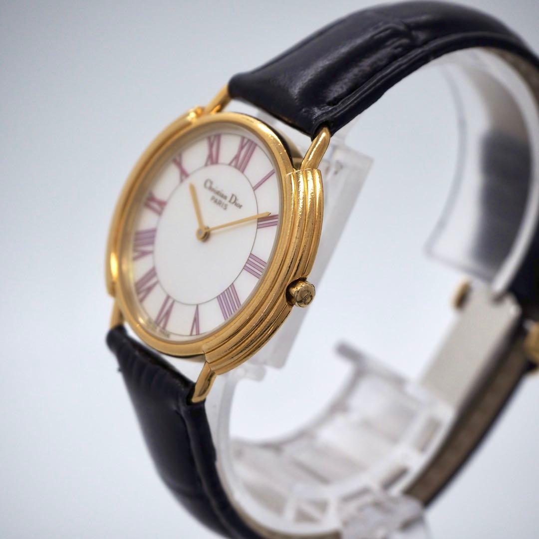 228 稼働【美品】Dior 時計 レディース シェル　クリスチャンディオール