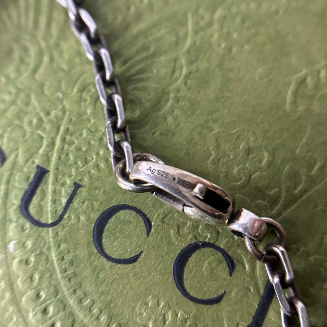 【美品✨】GUCCI ネックレス インターロッキングチェーン シルバー925
