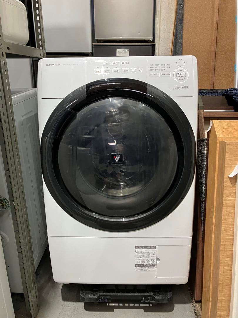 シャープ SHARP ドラム式洗濯機 7KG 22年式 ES-S7G
