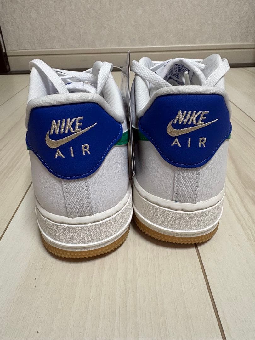 Nike Air Force 1 ホワイト/グリーン/ブルー