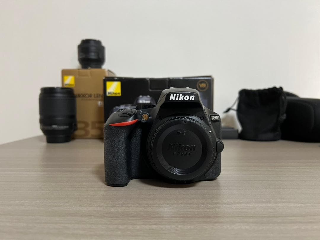 【美品】【値引】NIKON D5600 単焦点レンズ付き