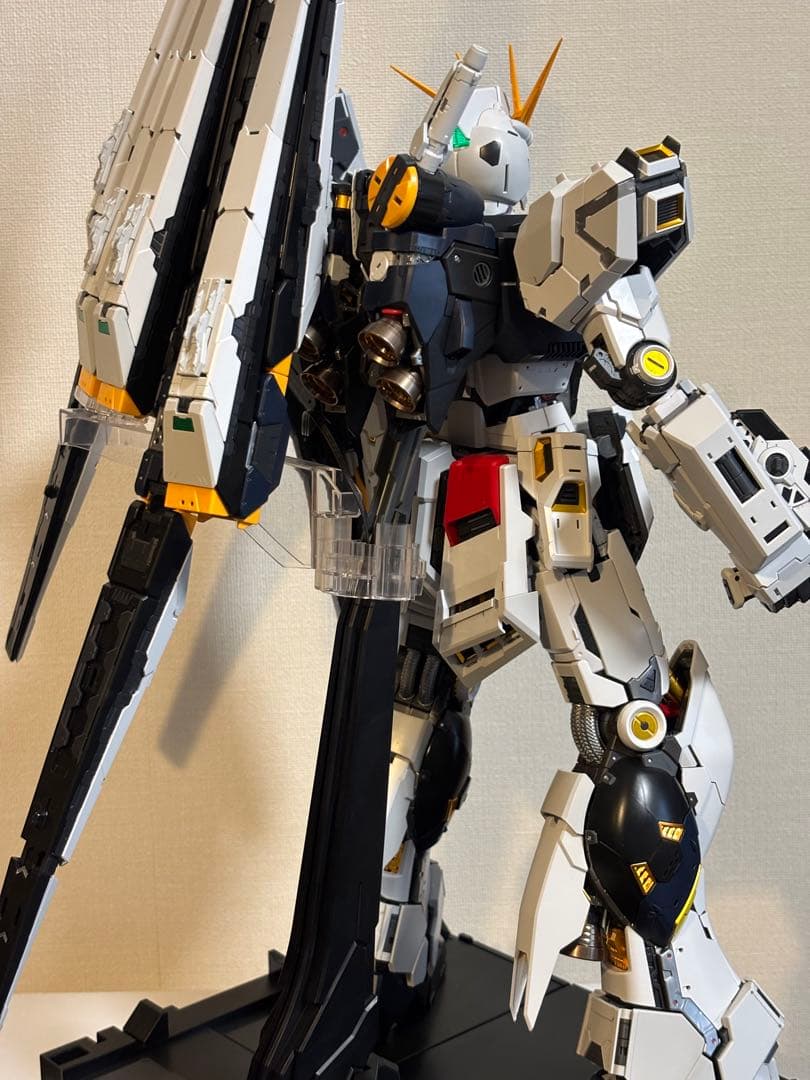 【ガンプラ完成品】 PGU νガンダム LEDユニット点灯確認済 取説有り