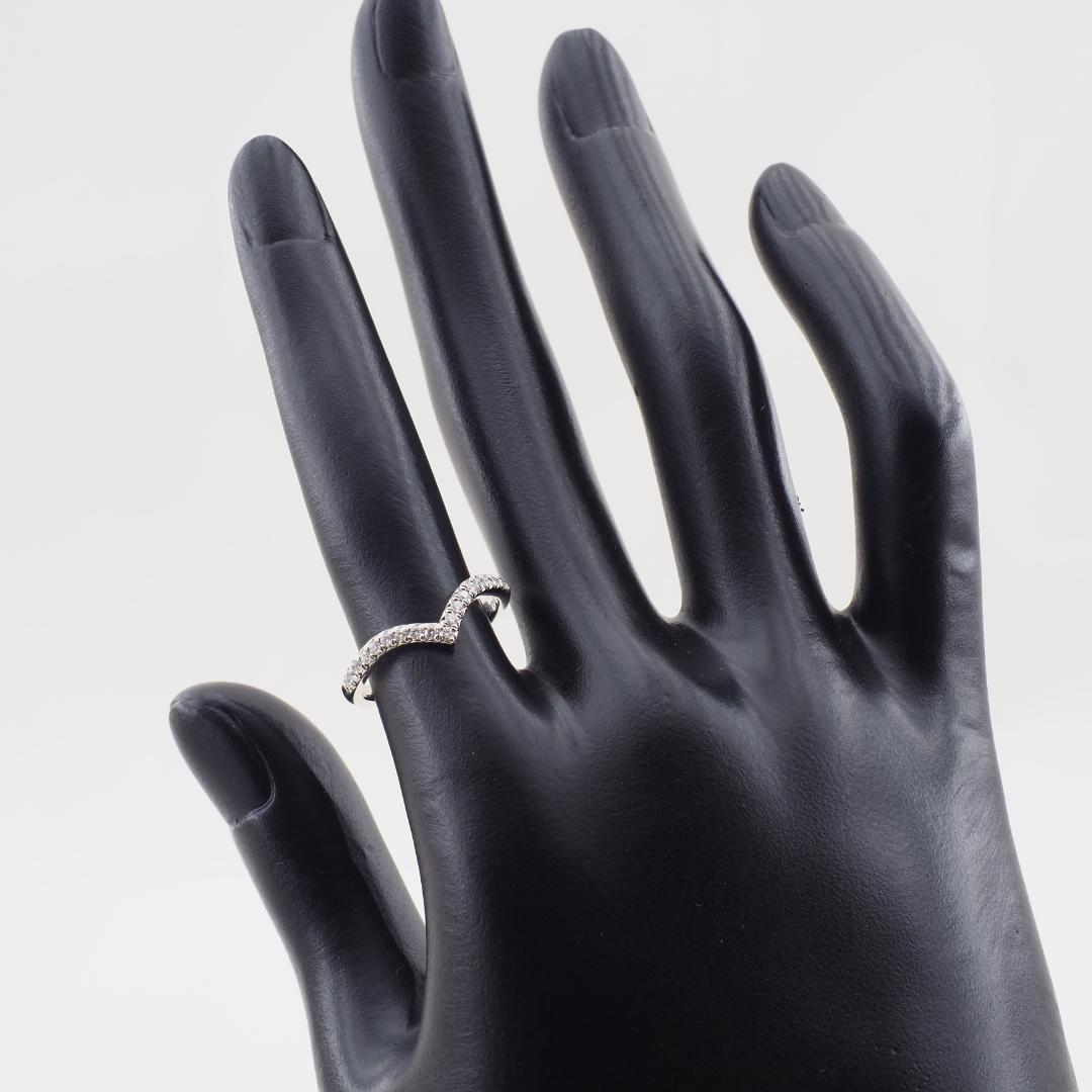 ティファニー リング ダイヤ ソレストV ハーフエタニティ 10号 Pt950