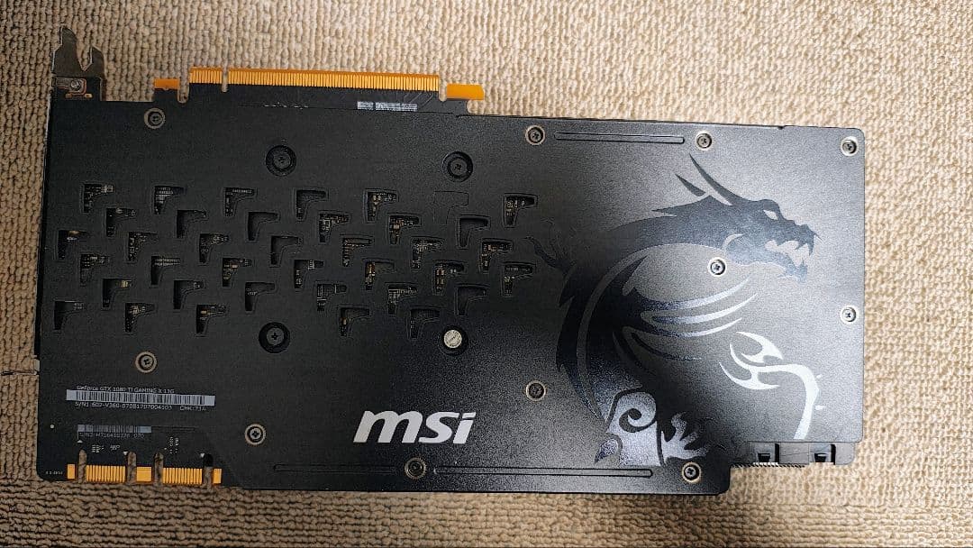 【動作確認済】MSI GeForce GTX 1080ti グラフィックボード