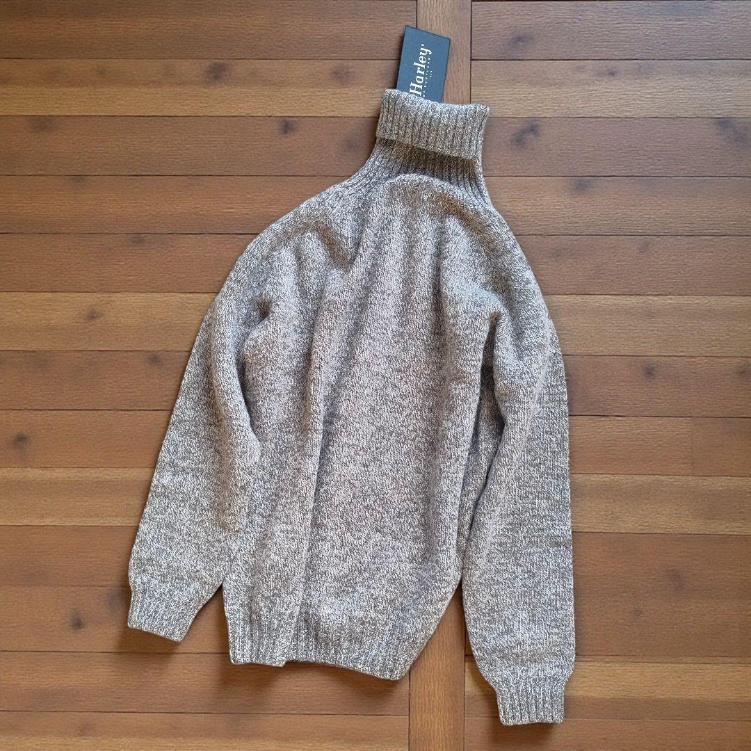 【新品未使用】HARLEY OF SCOTLAND タートルネックセーター40