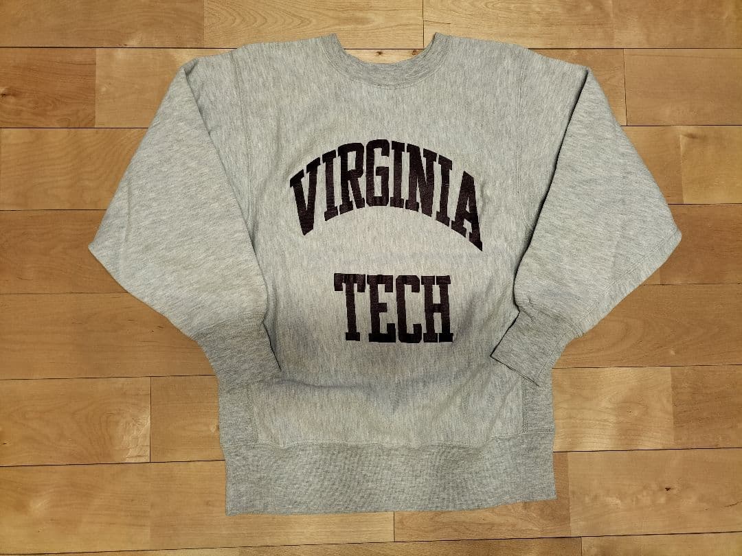 90s Championリバースウィーブ USA製 バージニア工科大学 Lサイズ