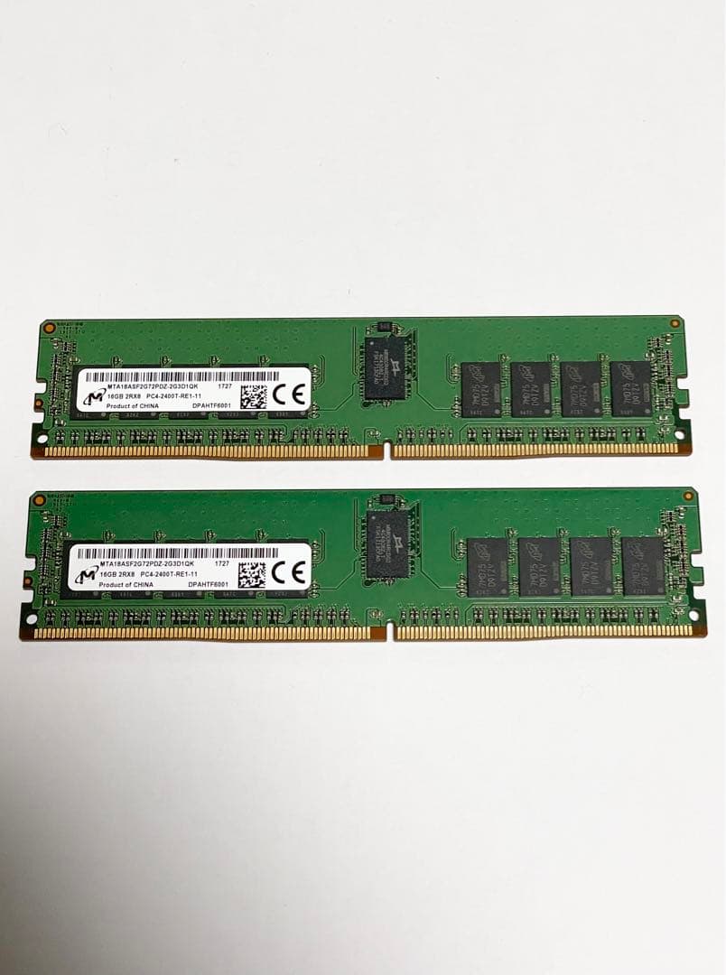 Micron PC4-2400T 16GB メモリ 16GB×2(32GB)