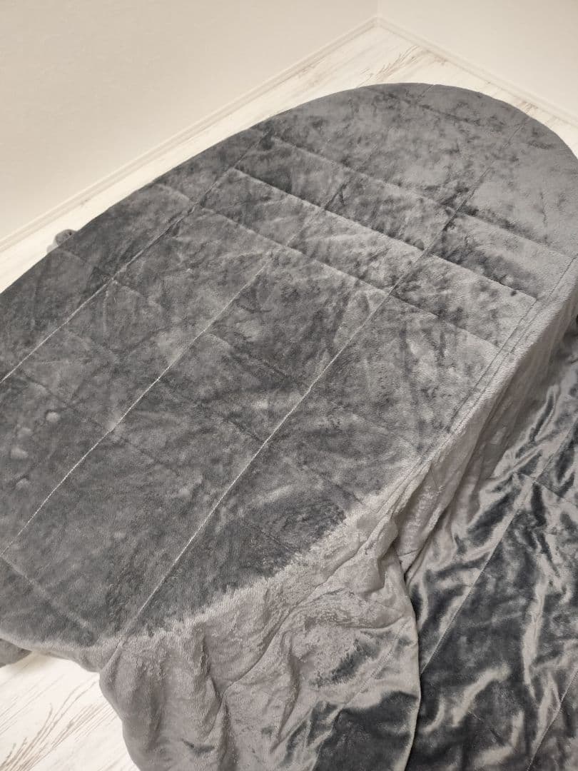 無印良品　楕円こたつ　専用こたつ布団付