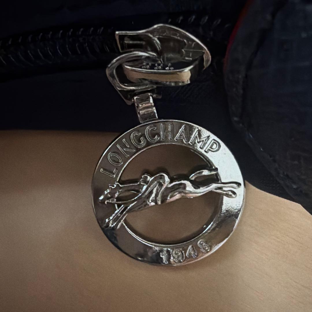 LONGCHAMP ネイビー ボストンバッグ