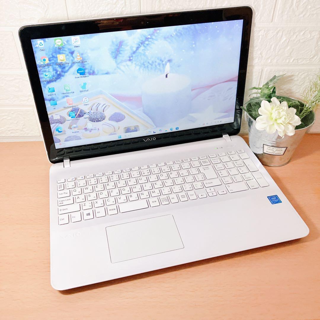 Windows11✨爆速SSD搭載☘️薄型すぐ使えるカメラ付VAIOノートパソコン