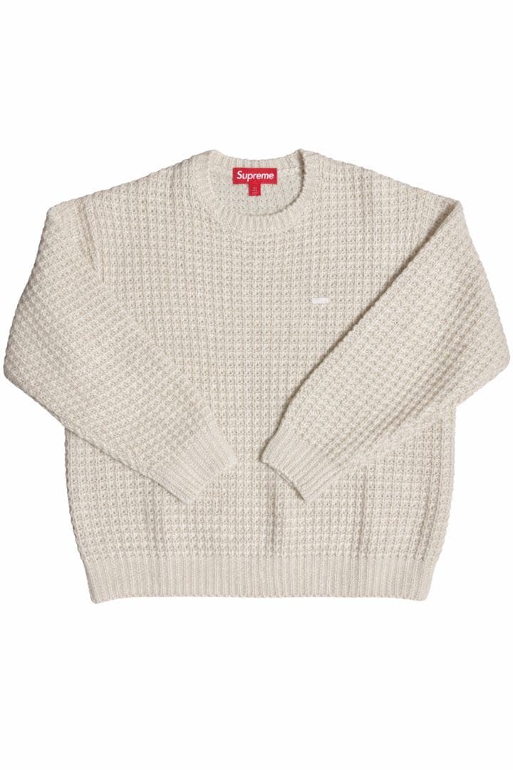 【定価以下！！】Supreme Small Box Waffle Sweater