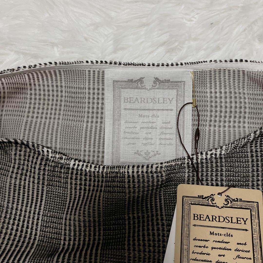 新品タグ付 今季 2025AW ビアズリー グレンチェックベルベットプルオーバー