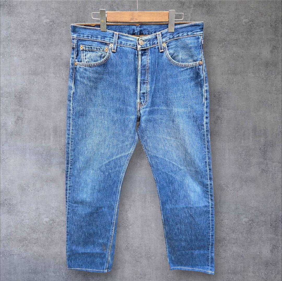 希少 Rのみ 00s USA製 Levi's 501 W34 濃紺 米国製