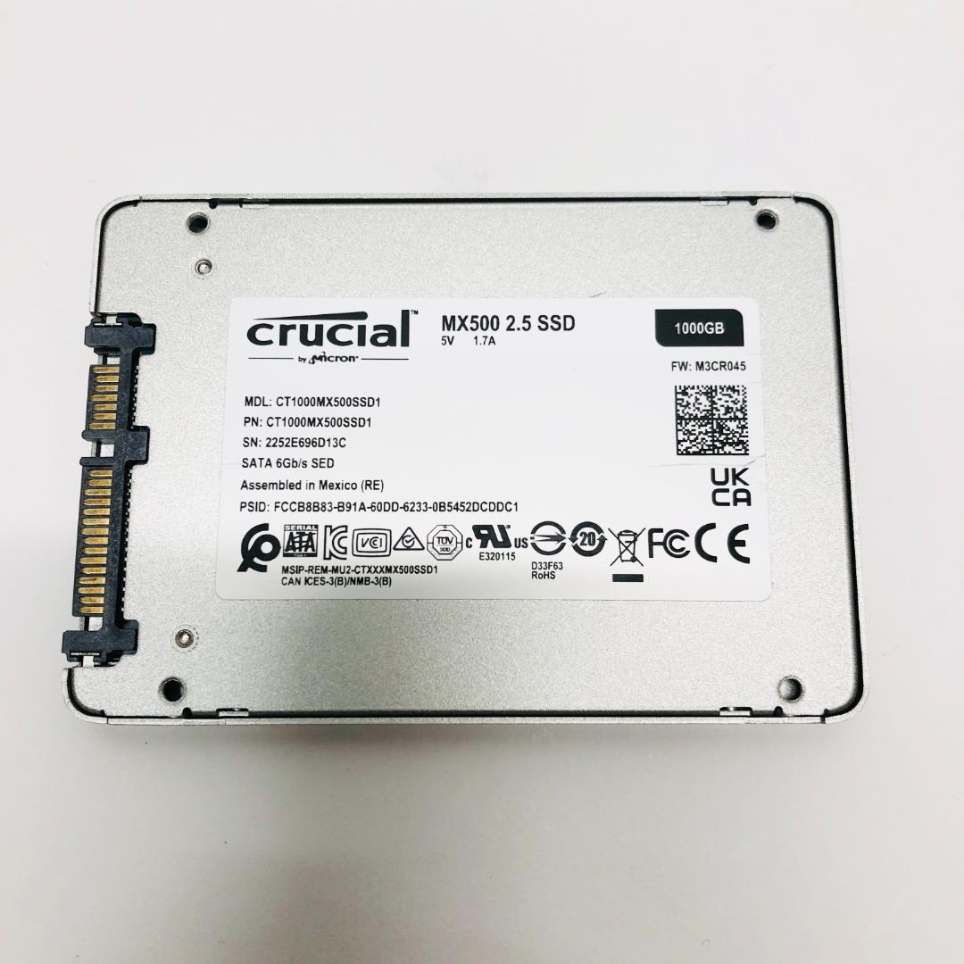 ☆美品☆Crucial SSD 1TB CT1000MX500SSD1/JP