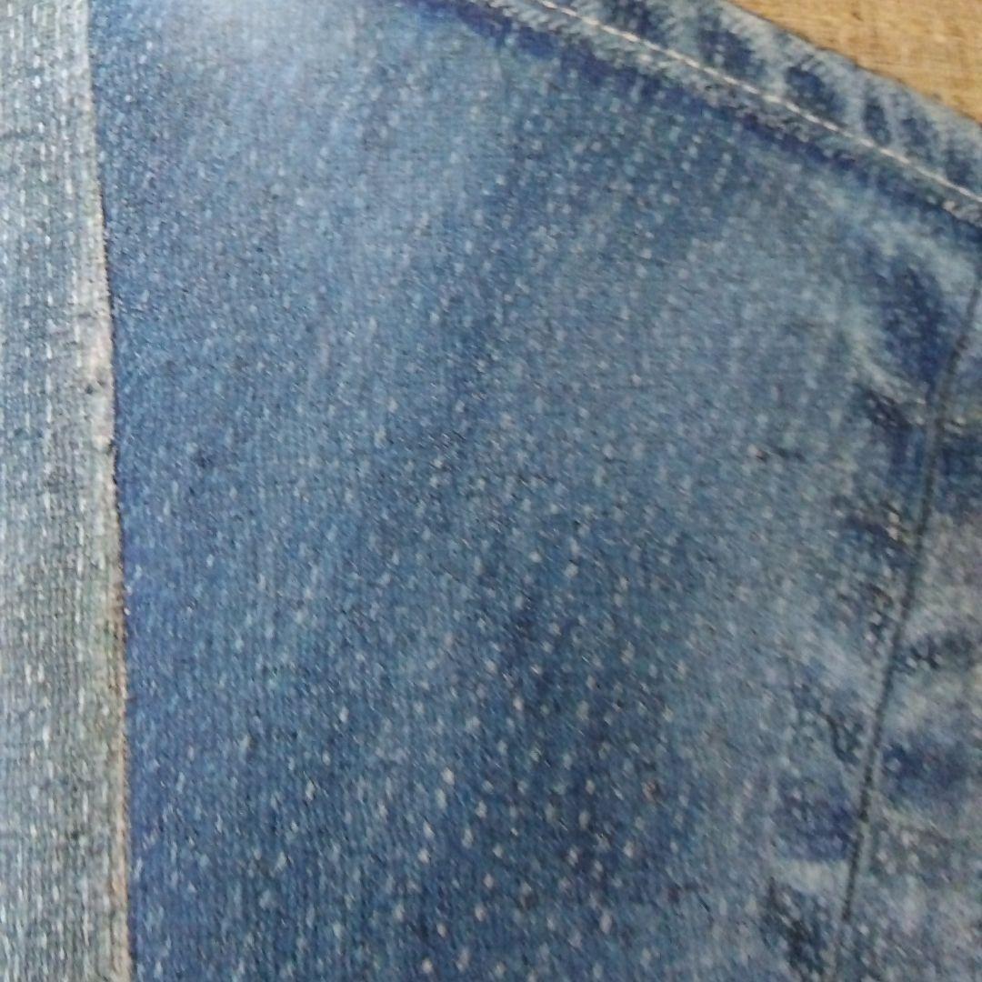 45R★ライ麦デニムのシャルロット5遖加工（フラワー・清）