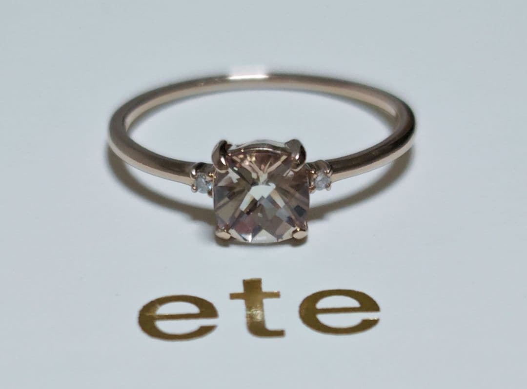 もーもー ete K10 MPG トパーズ/ダイヤモンドリング ９号 エテ