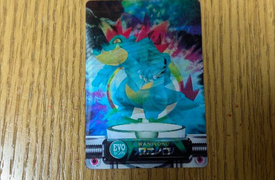 【希少】ポケモンずかんカード　EVO進化　ワニノコ・アリゲイツ・オーダイル