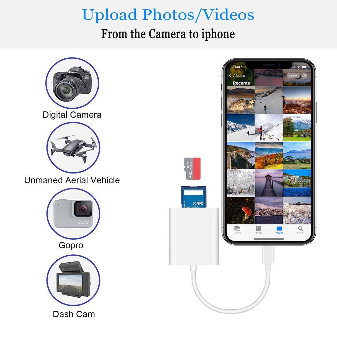 SD TFカード カメラリーダー デジタルカメラ SDカードリーダー