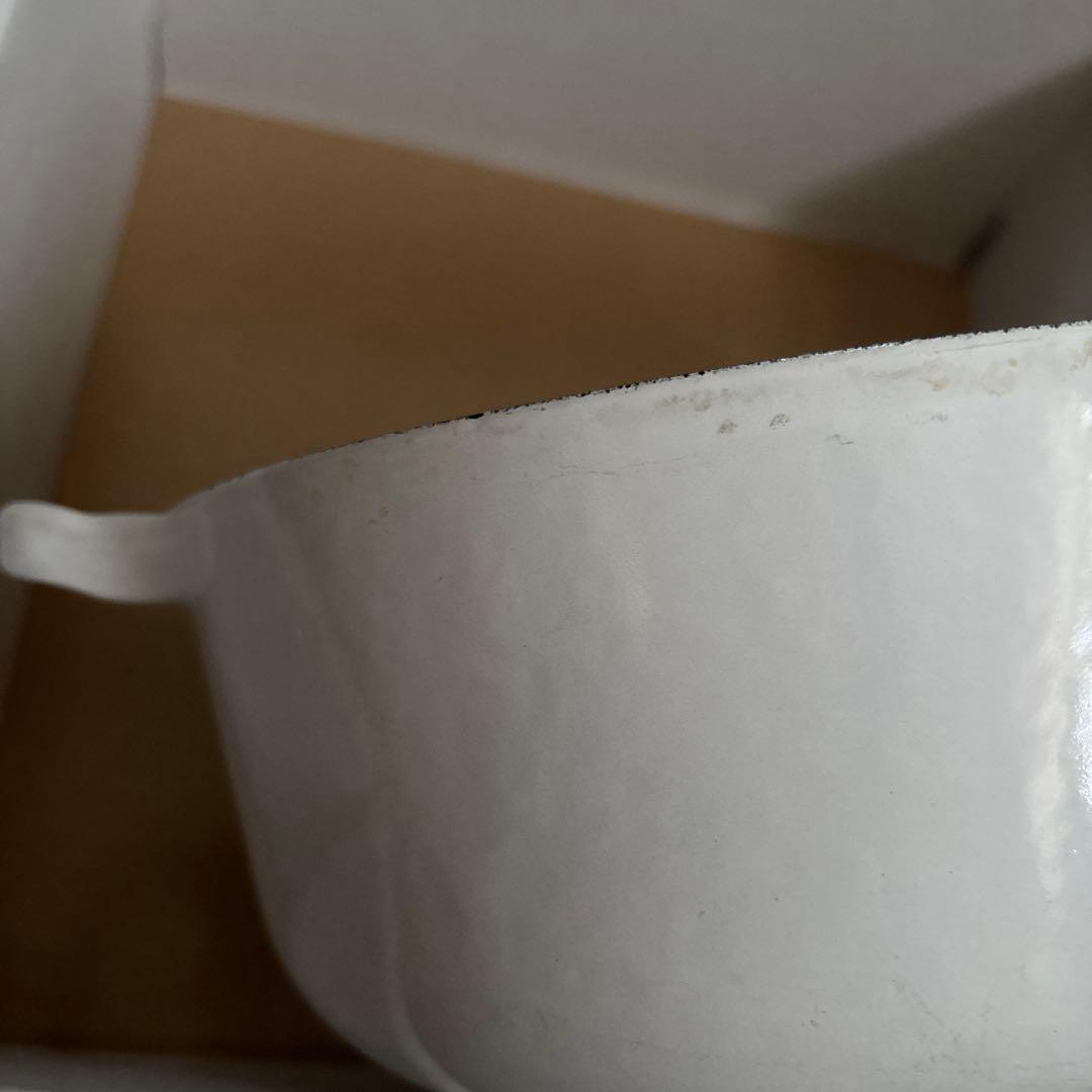 LE CREUSET Cocotte Ronde 20cm ホワイト