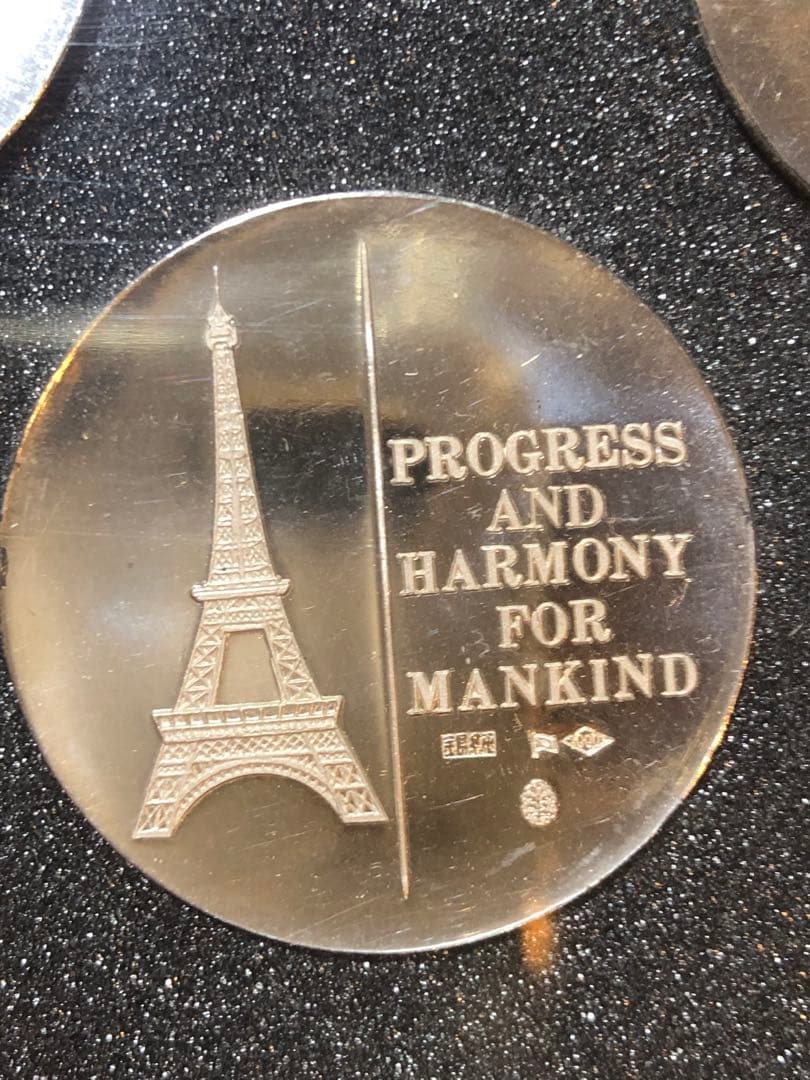 4273【日本・銀貨】1000純銀　銀貨　銀製メダル　5枚セット　値下げ不可