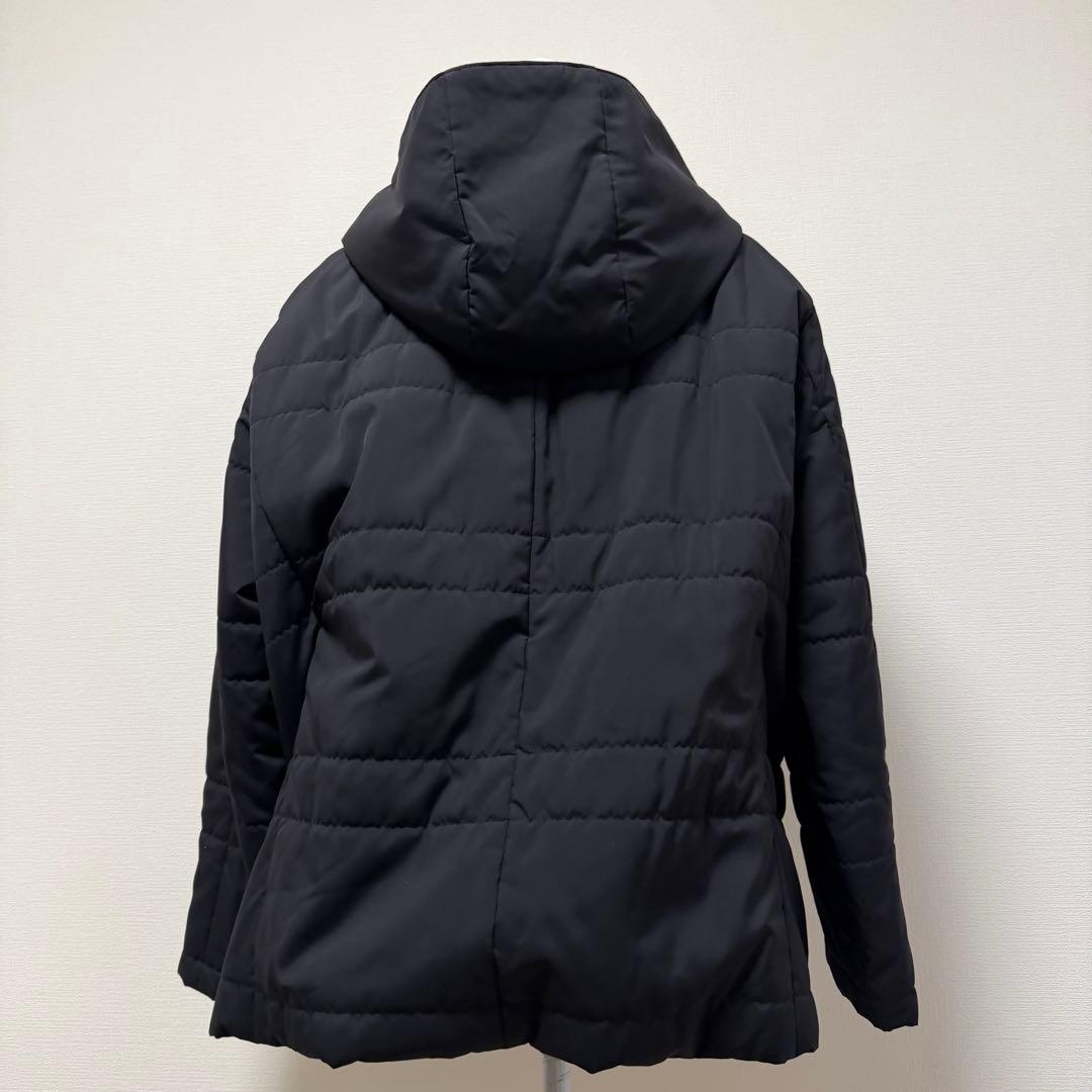 バーバリーロンドン　キルティングジャケット　ノバチェック　メッシュ　3L　黒