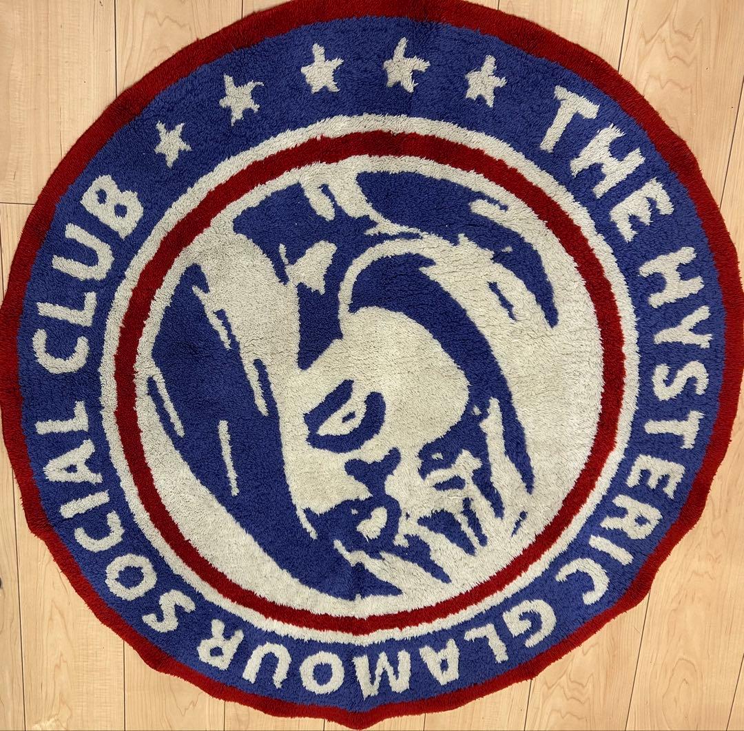 【非売品】HYSTERIC GLAMOUR 円形ラグ