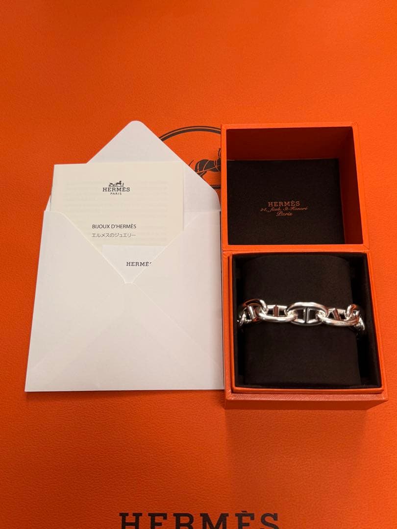 新品未使用　エルメス シェーヌダンクル ブレスレット TGM13コマ