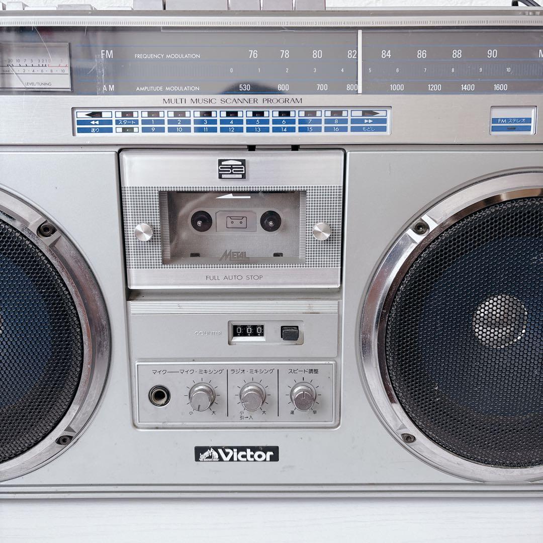 希少 Victor RC-M70 FM/AMステレオラジオカセットレコーダー