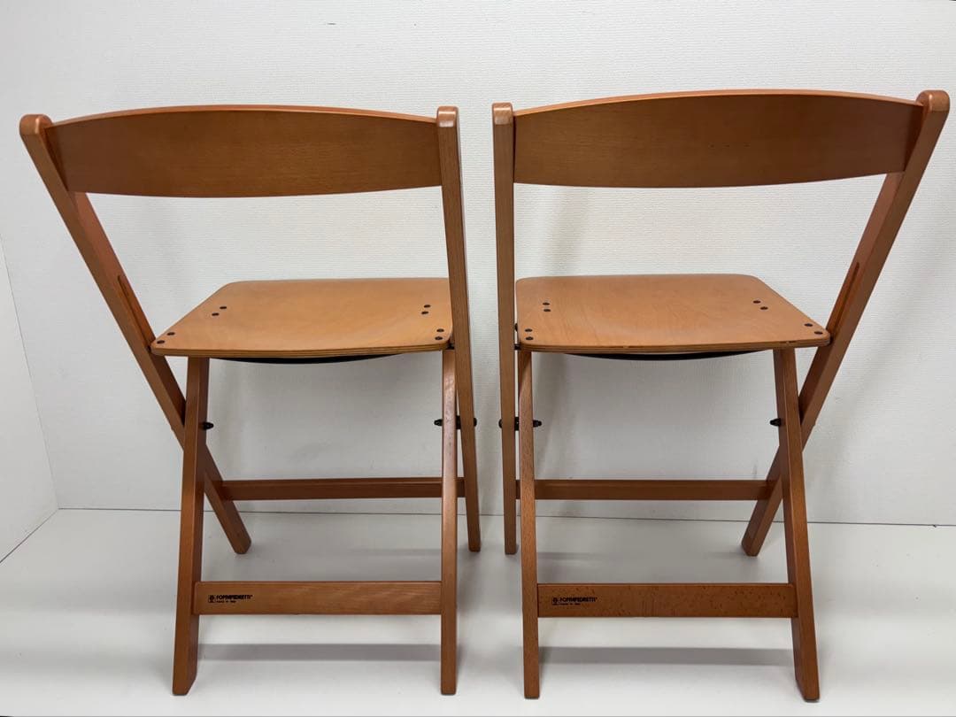 希少 FOPPAPEDRETTI 折り畳み式 チェア 2脚 フォッパぺドレッティ