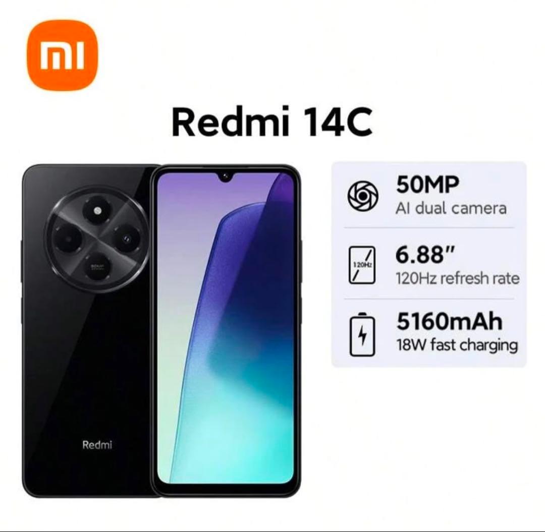 Redmi 14C 4GB 128GB ミッドナイトブラック Sim free