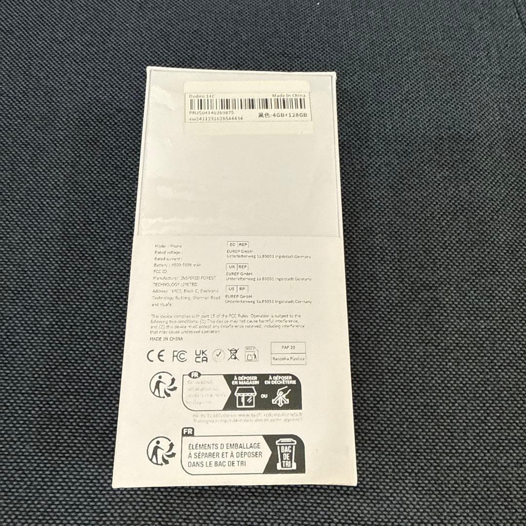 Redmi 14C 4GB 128GB ミッドナイトブラック Sim free