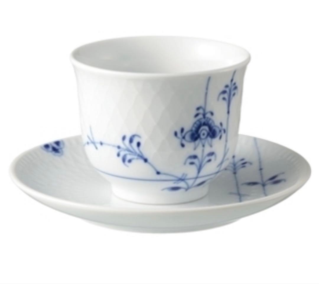 【新品】ロイヤルコペンハーゲン　ブルーパルメッテ　ペアティーセット　磁器