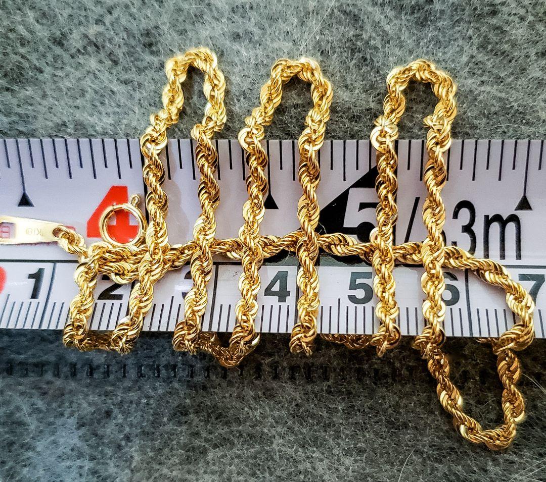 【18金 ロープチェーン 4,2g❗】新品未使用✨ ❇サンデー激安セール中‼️