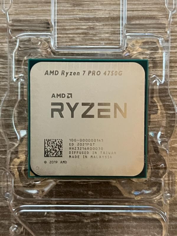 CPU AMD Ryzen 7 PRO 4750G CPU