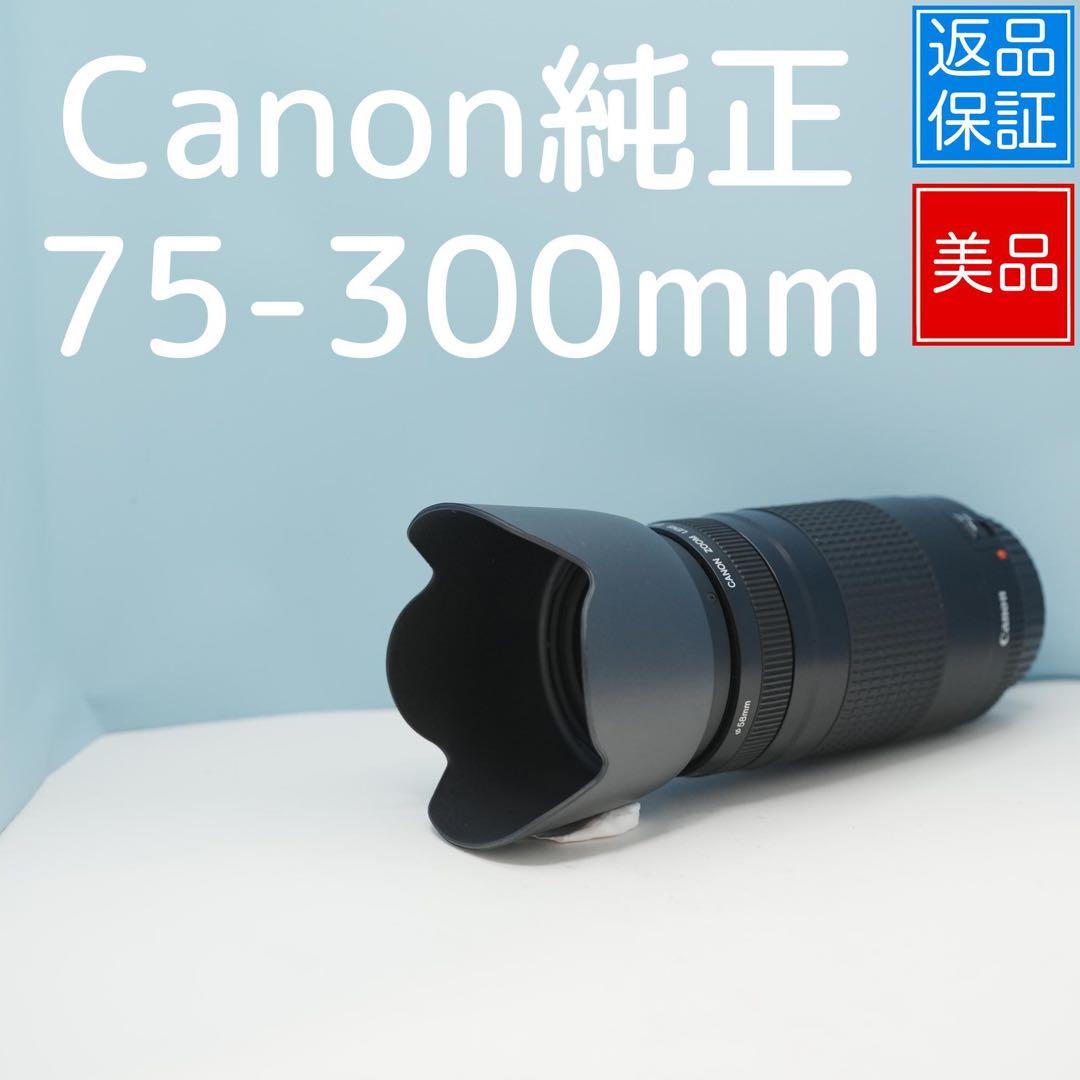 Canon純正75-300mm 望遠レンズ 美品 a4563