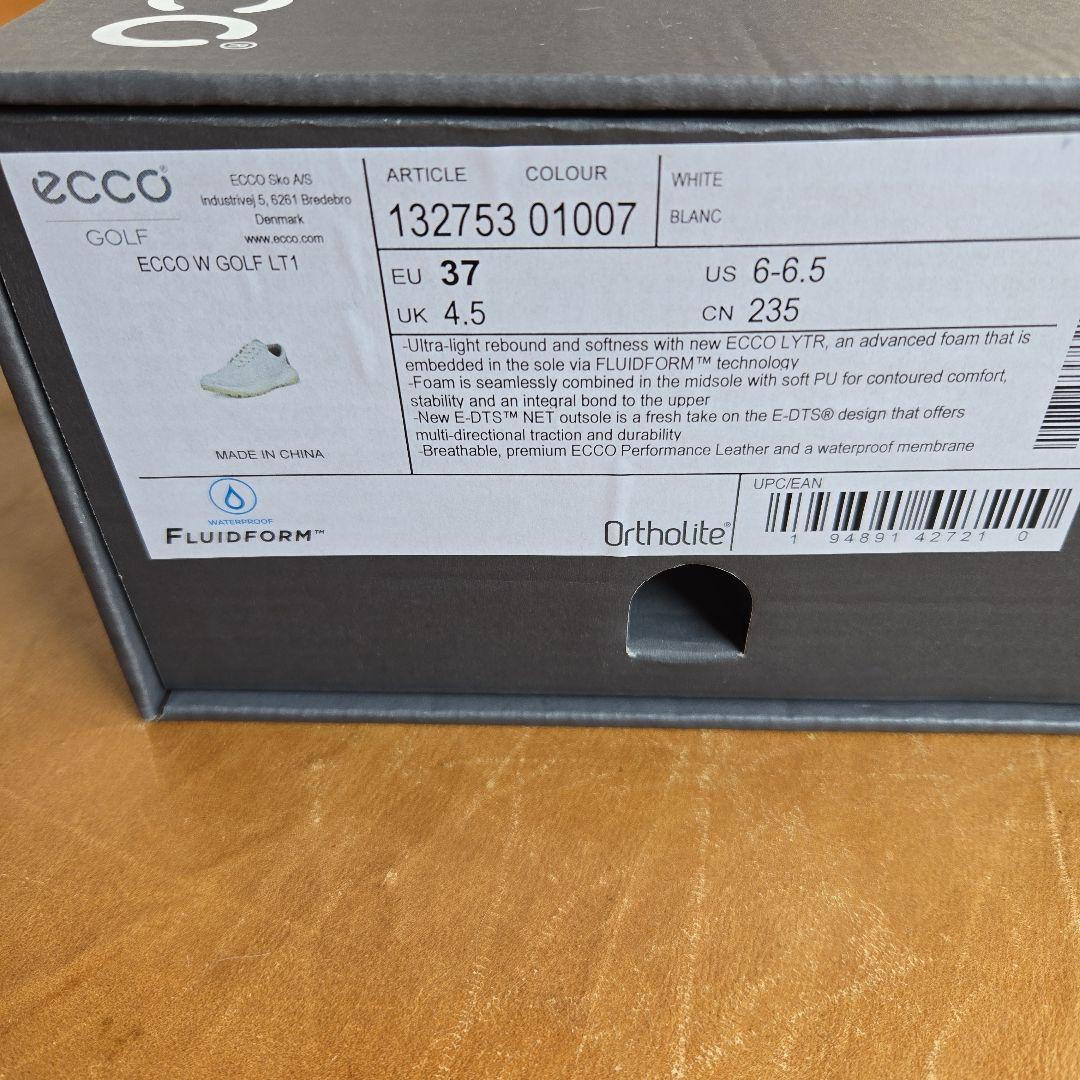 新品　ECCO　レディースゴルフシューズ LT1 　 37