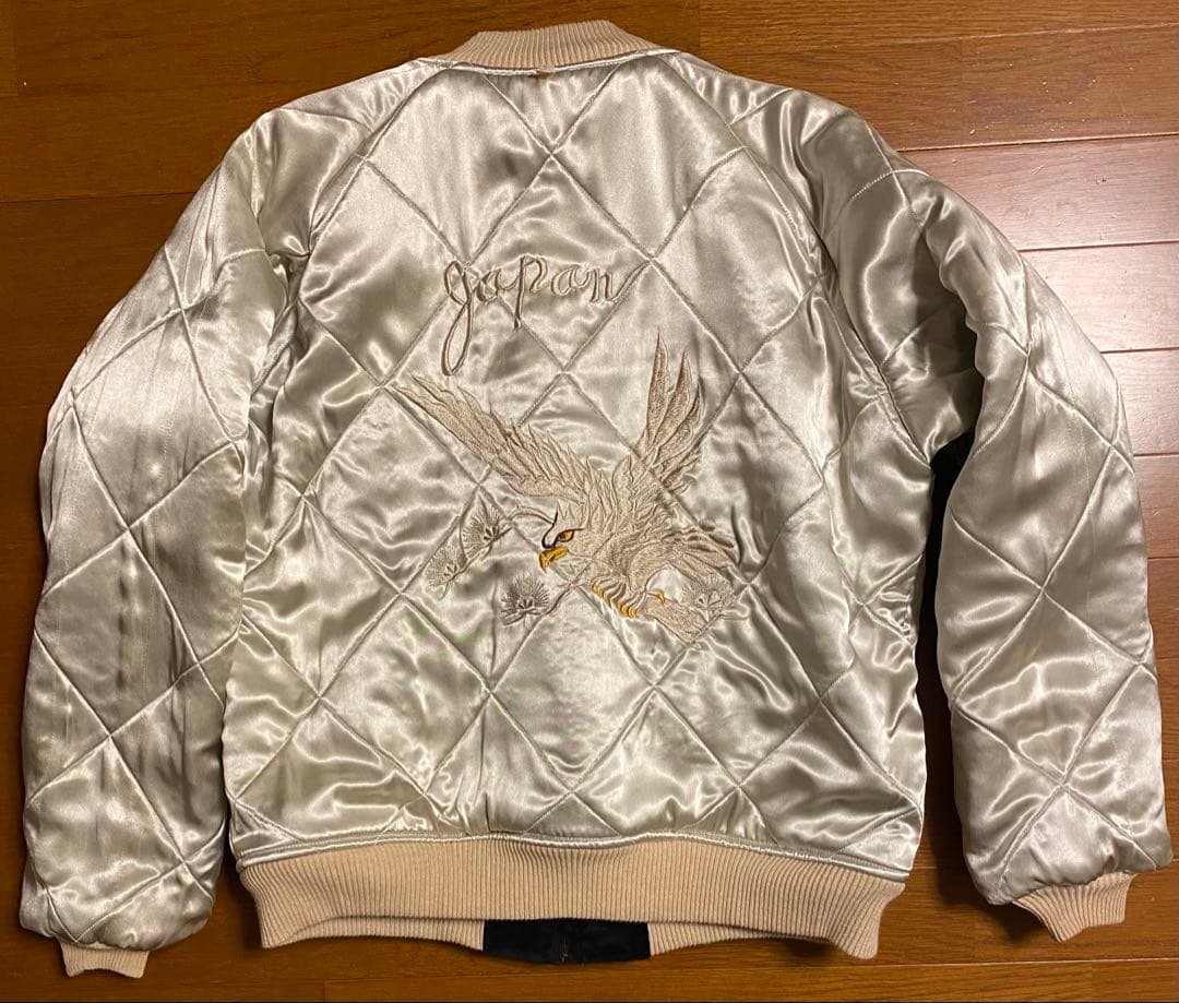 リアルマッコイズ スーベニアジャケッ　TIGER AND EAGLE サイズL