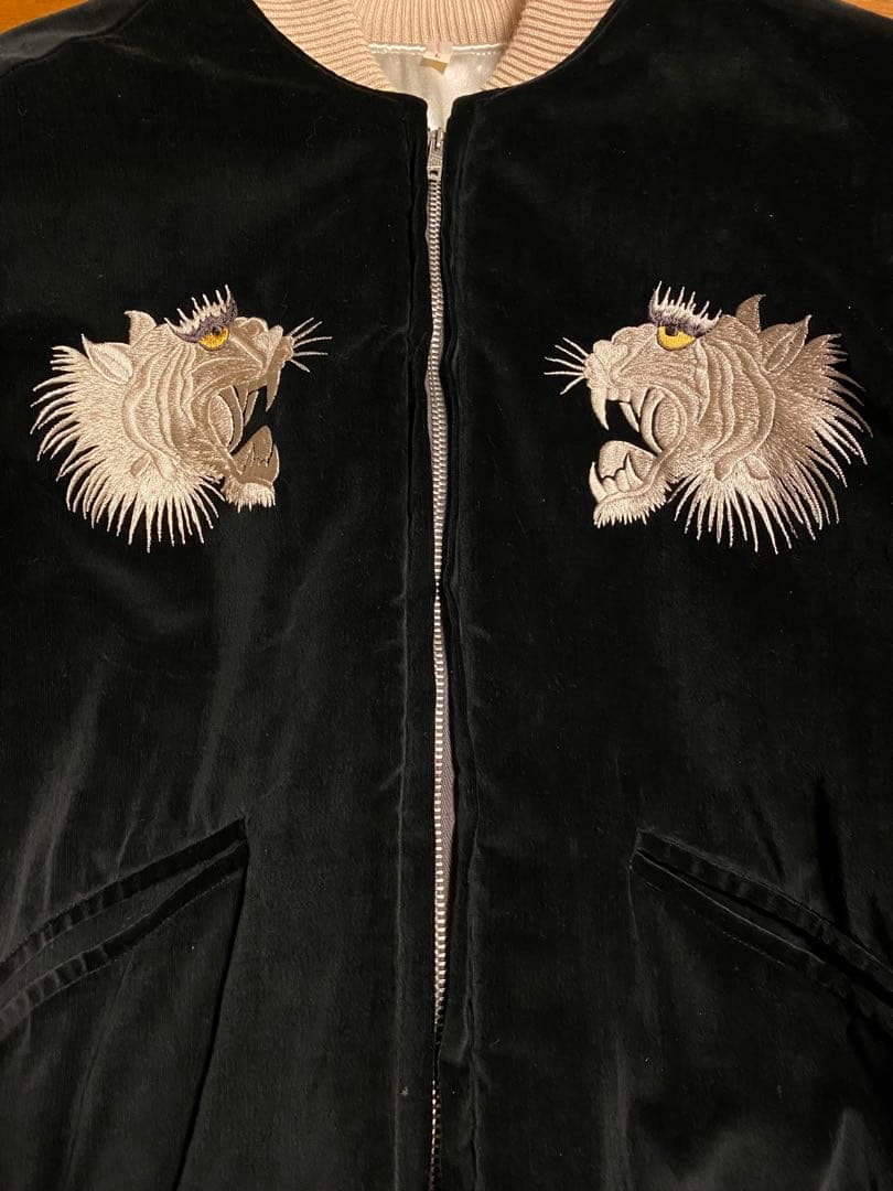 リアルマッコイズ スーベニアジャケッ　TIGER AND EAGLE サイズL