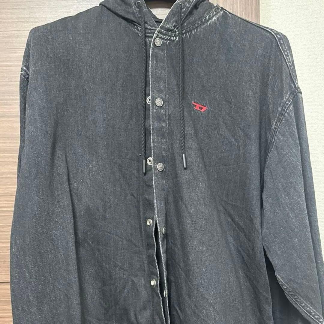 希少✨売り切れレア品DIESEL ディーゼルデニムフードシャツMサイズ