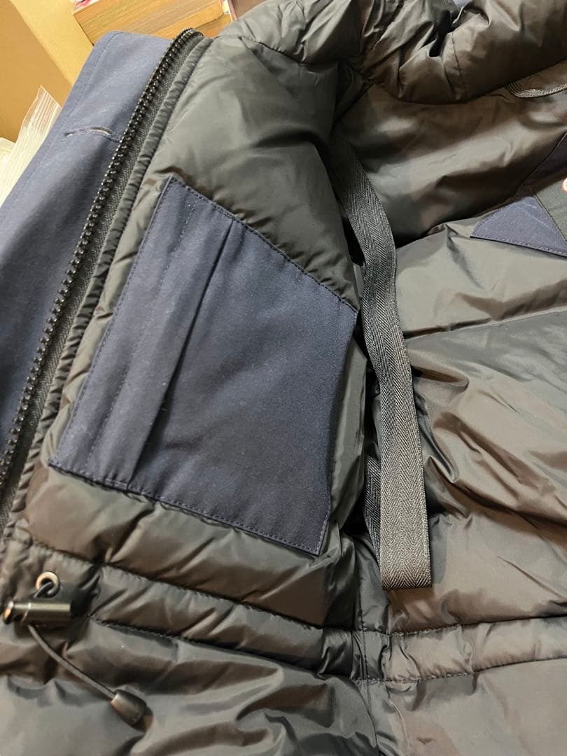 マキティです。 ダウン（ネイビー）Sサイズ