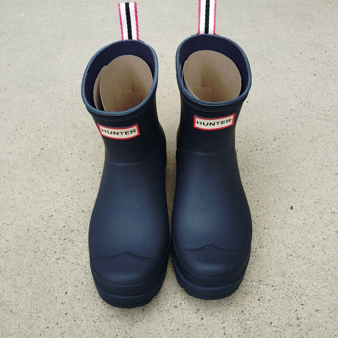 ハンター オリジナルプレイブーツ ショート ネイビー