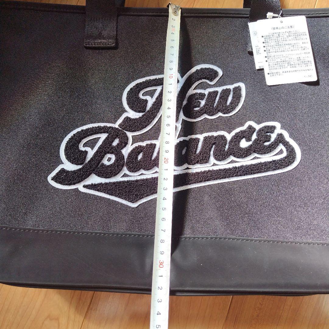 新品　New Balance　トートバッグ　ゴルフバック　ハンドバッグ　黒　ロゴ