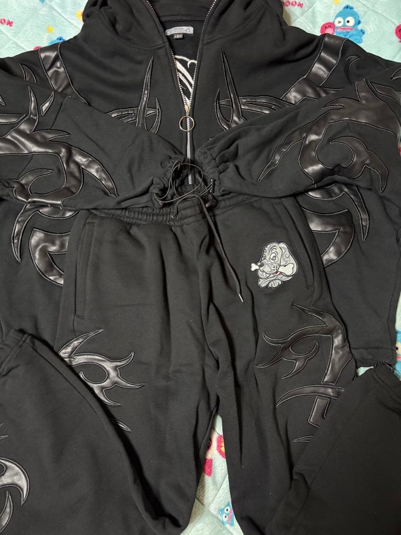 (*)様 ガルフィー 部族系 ダブダブパーカー セットアップ