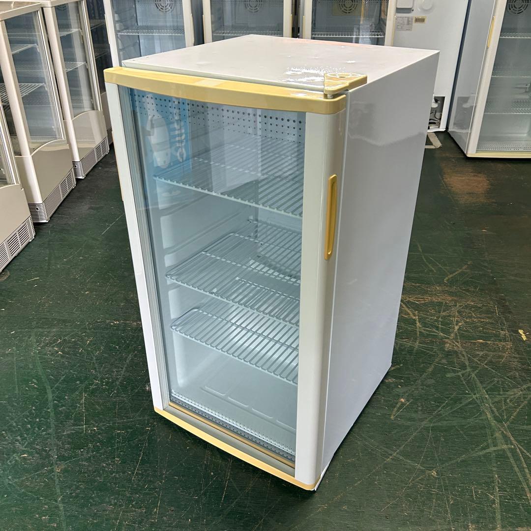 122業務用 冷蔵ショーケース オフィスコンビニ XW-105 左右開き 小型