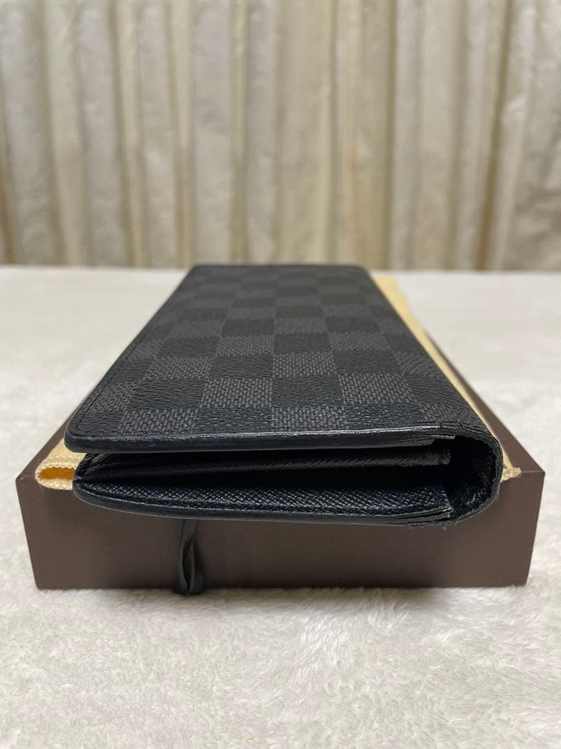 LOUIS VUITTON ダミエ メンズ長財布 ポルトフォイユブラザ