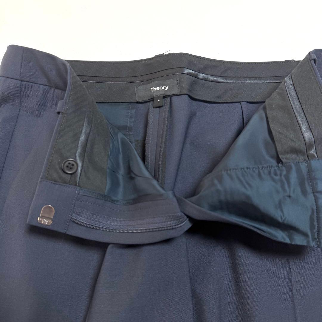 新品タグ付き♡セオリー　ネイビー シングル　パンツ　スーツ　セット　4
