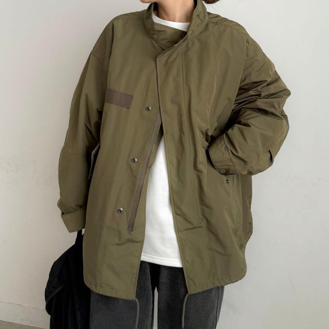 ピイチ　ライナー付ミリタリーオーバーコート2WAY 美品