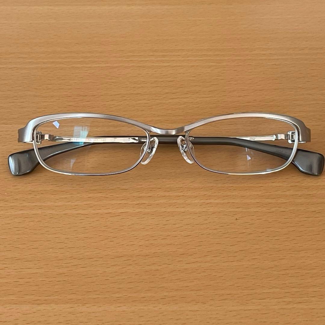 【未使用】999.9 S-121T マットシルバー Col.2 純正ケース付き