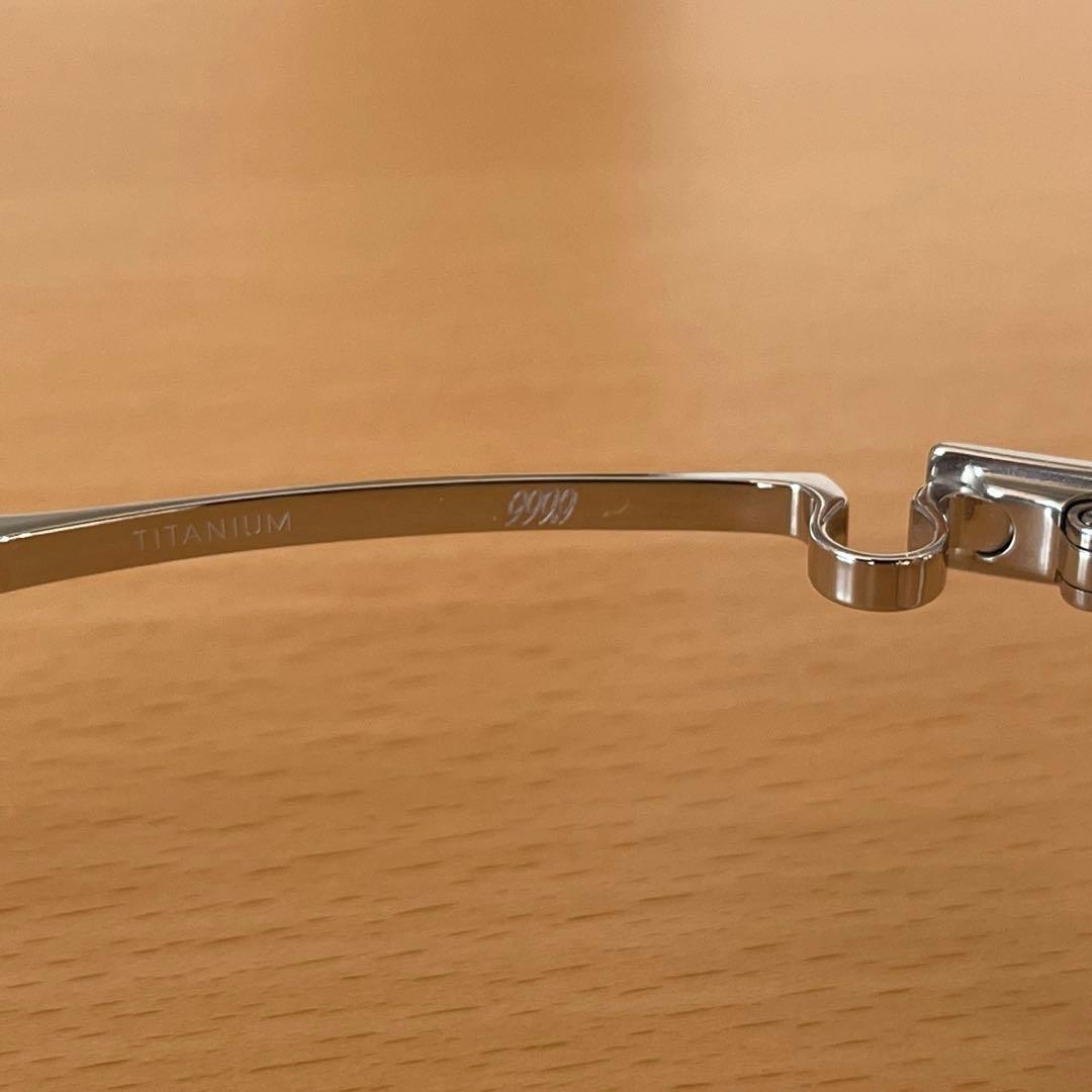 【未使用】999.9 S-121T マットシルバー Col.2 純正ケース付き