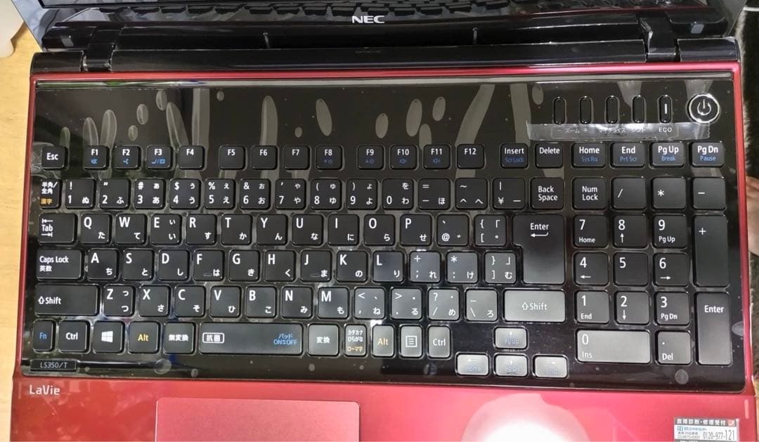 Windowsノート本体 NEC LaVie LS350/T